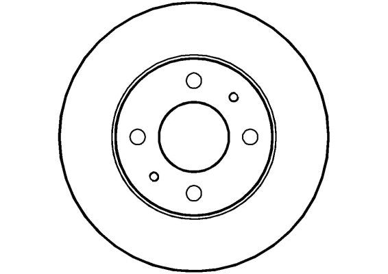Disctech Brake Disc - Fits Nissan - ABD2921 - Front Axle