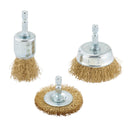 Draper Brassed Wire Brush Set 3pcs - 07435