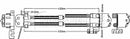 Borg & Beck Brake Hose Part No -BBH8306
