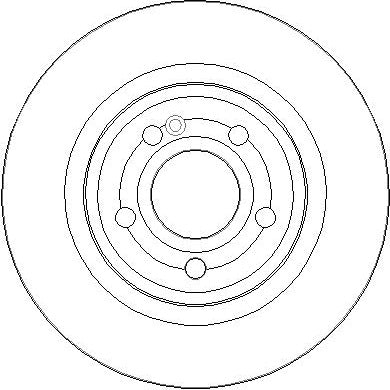 Disctech Brake Disc - Fits Mercedes-benz - ABD3987 - Rear Axle