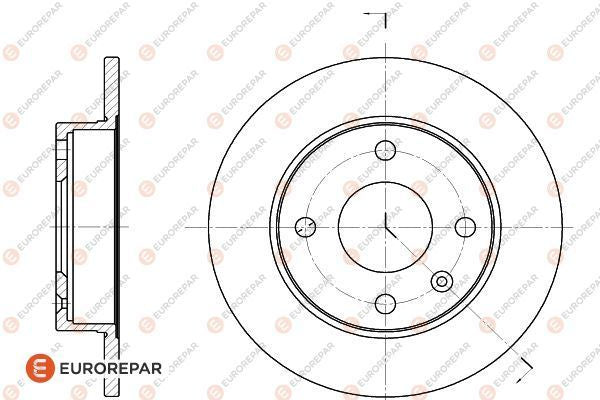 Eurorepar Brake Disc - 1618868080