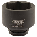Expert HI-TORQ 6 Point Impact Socket, 3/4" Sq Dr, 67mm