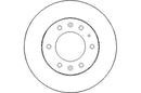 Disctech Brake Disc - Fits Dacia, Ford - ABD3153 - Front Axle