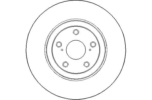 Disctech Brake Disc - Fits Toyota - ABD3087 - Front Axle