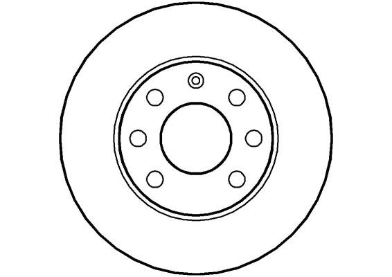 Disctech Brake Disc - Fits Bedford, Ford - ABD2635 - Front Axle