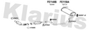Klarius FE1149B - Centre Pipe  - Fits Ford C-Max 2.0 TDCi