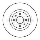 Borg & Beck Brake Disc Pair Part No -BBD4981