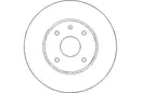 Disctech Brake Disc - Fits Chevrolet - ABD3058 - Front Axle