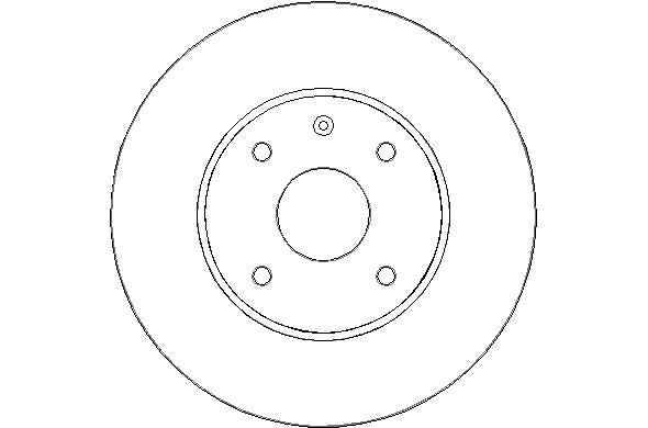 Disctech Brake Disc - Fits Chevrolet - ABD3058 - Front Axle