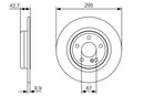 Bosch Brake Disc Pair Part No - 0986479A04
