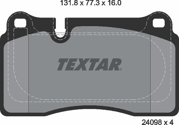 Textar Brake Pad Set - 2409803