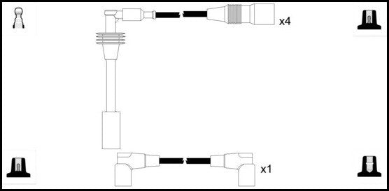 ElectroSpark Ignition Lead Set - OEK433