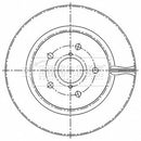 Borg & Beck Brake Disc Pair Part No -BBD5522