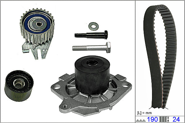 INA Water Pump & Timing Belt Set - Part No - 530062230