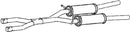 Klarius AU392J - Box With Centre Pipe  - Fits Audi A6 2.5TDi