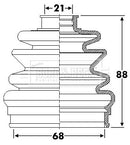 Borg & Beck Cv Joint Boot Kit Part No -BCB6303