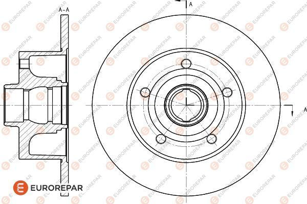 Eurorepar Brake Disc - 1618885780