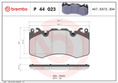 Brembo Brake Pad Set - P44023