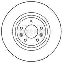 Borg & Beck Brake Disc Pair Part No -BBD4706