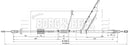 Borg & Beck Parking Brake Cable - BKB3897
