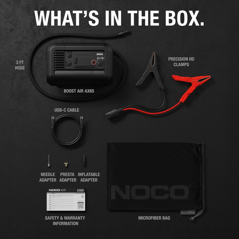 Noco Noco 2000a Jump Starter + Air Compressor