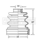 First Line Cv Joint Boot Kit Part No -FCB2742