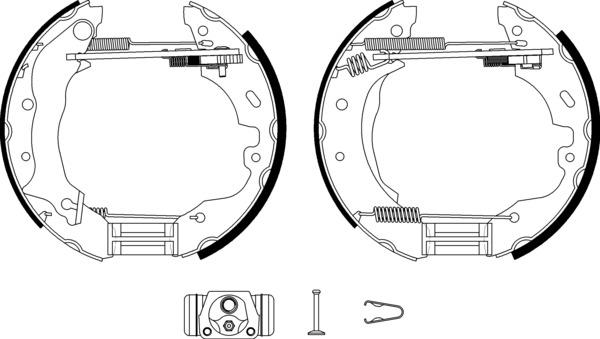 Mintex Brake Shoe Kits fits -Ford MSP112 (also fits other vehicles)