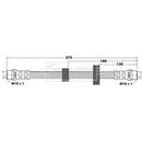 Borg & Beck Brake Hose Part No -BBH6869