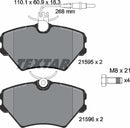Textar Brake Pad Set - 2159502