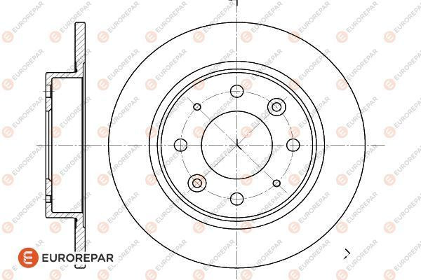 Eurorepar Brake Disc - 1622805280