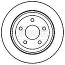 Borg & Beck Brake Disc Pair Part No -BBD4792