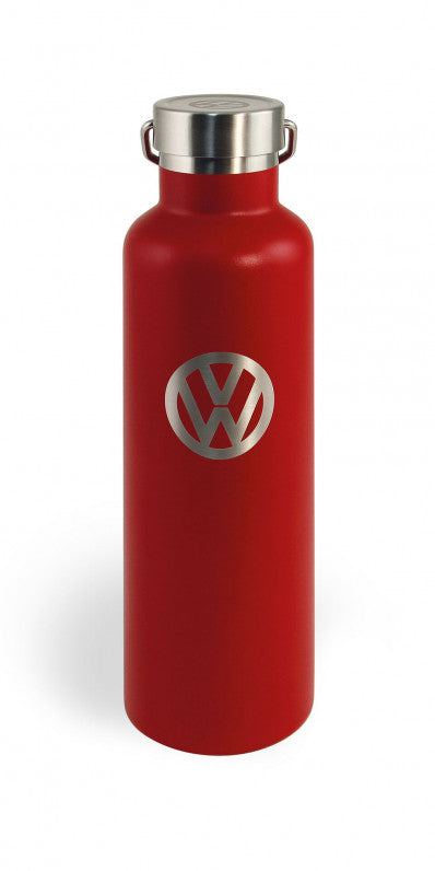 VW Stainless Thermal Drinking Bottle, Vacuum Insulated, Hot/Cold, 735ml – Red