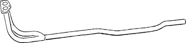 Klarius VO161T - Twin Front Pipe  - Fits Volvo 240 2.0,2.3