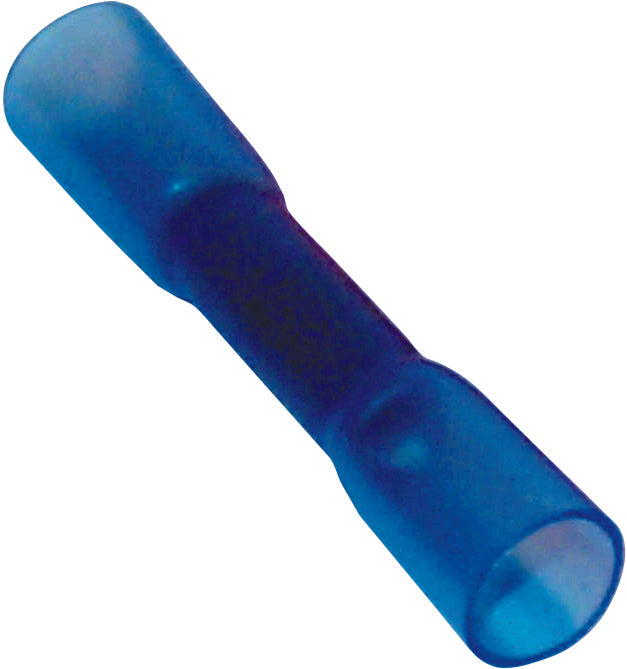 Blue Heat Shrink Terminals (Adhesive Lined) - Butt Connectors - 205345 x100