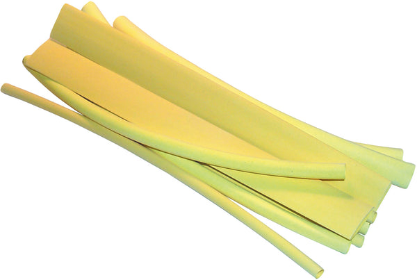 Heat Shrink Tubing - Yellow - 205253 x100