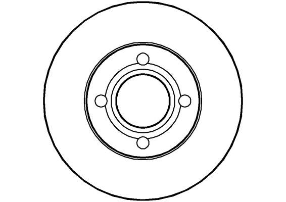 Disctech Brake Disc - Fits Aston martin, Audi - ABD2687 - Front Axle