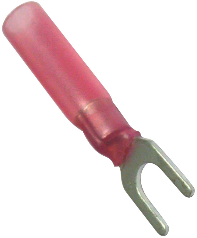 Red Heat Shrink Terminals (Adhesive Lined) - Fork Terminals - 205704 x25