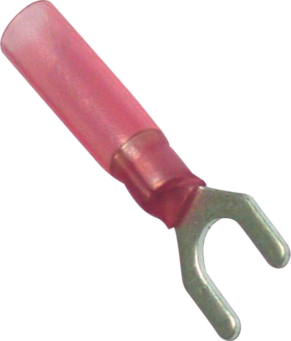 Red Heat Shrink Terminals (Adhesive Lined) - Fork Terminals - 205705 x25