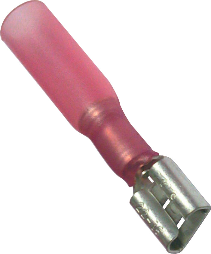 Red Heat Shrink Terminals (Adhesive Lined) - Female Spade Terminals - 205706 x25