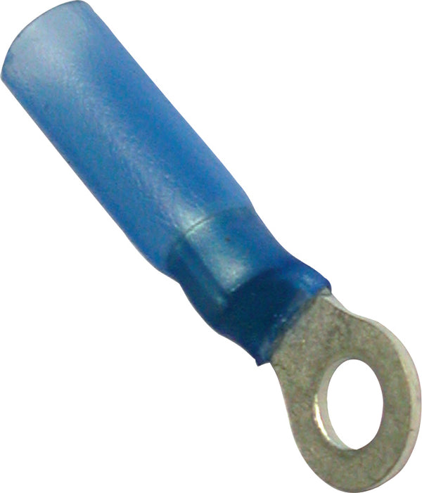 Blue Heat Shrink Terminals (Adhesive Lined) - Ring Terminals - 205711 x25