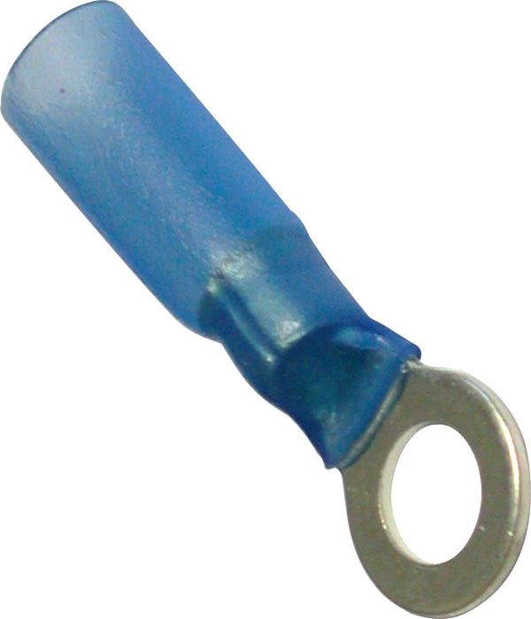 Blue Heat Shrink Terminals (Adhesive Lined) - Ring Terminals - 205712 x25