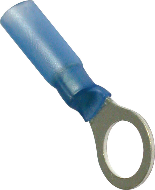 Blue Heat Shrink Terminals (Adhesive Lined) - Ring Terminals - 205714 x25