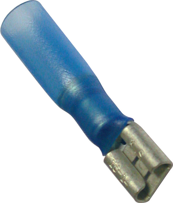 Blue Heat Shrink Terminals (Adhesive Lined) - Female Spade Terminals - 205717 x25