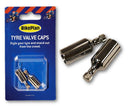 Bike Plan BKP079 Tyre Valve Caps Bottle - Silver