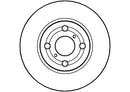 Disctech Brake Disc - Fits Toyota - ABD2944 - Front Axle