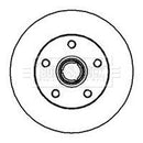 Borg & Beck Brake Disc Single Part No -BBD5878S