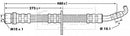 Borg & Beck Brake Hose Part No -BBH6860