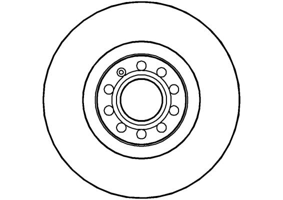 Disctech Brake Disc - Fits Alpina, Audi - ABD2717 - Front Axle