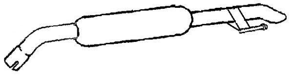 Klarius PG1008P - Box With Tail Pipe