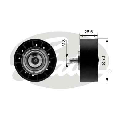 Gates DriveAlign Idler Pulley - T36211